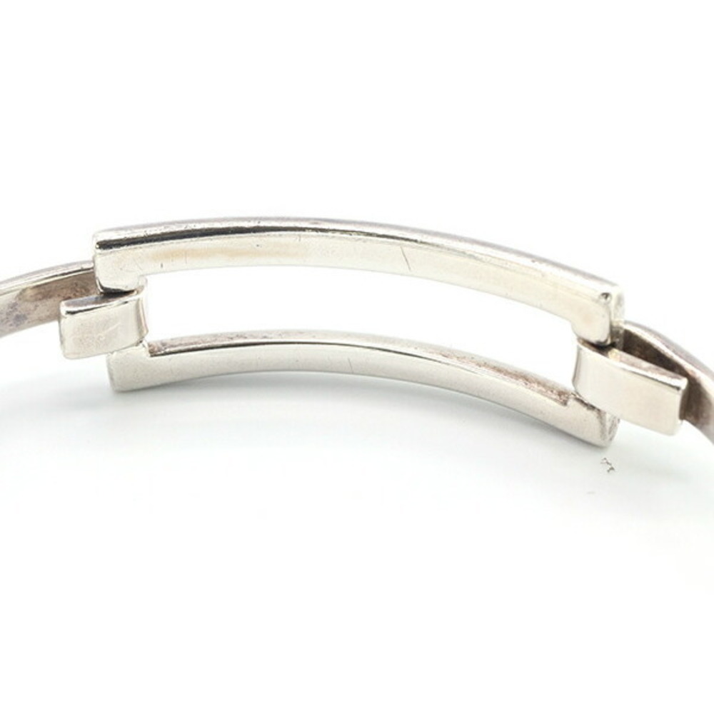 Tiffany Open Rectangle Bangle Sterling Silver - image 7